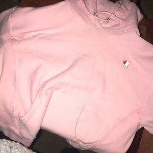 Candy pink champion hoodie